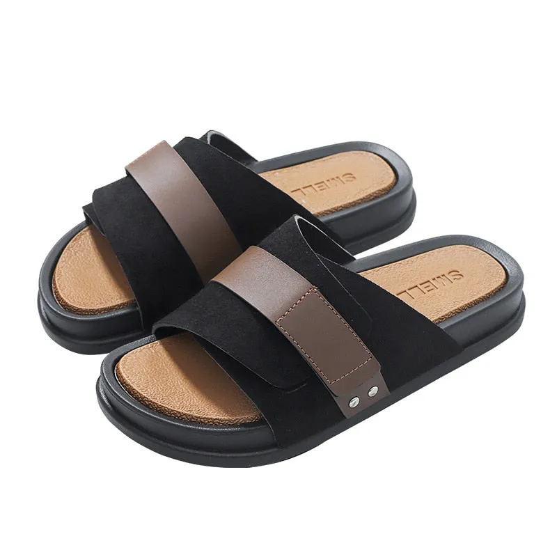 Sandalias Hombre Cuero