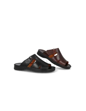 Sandalias hombre piel anchas