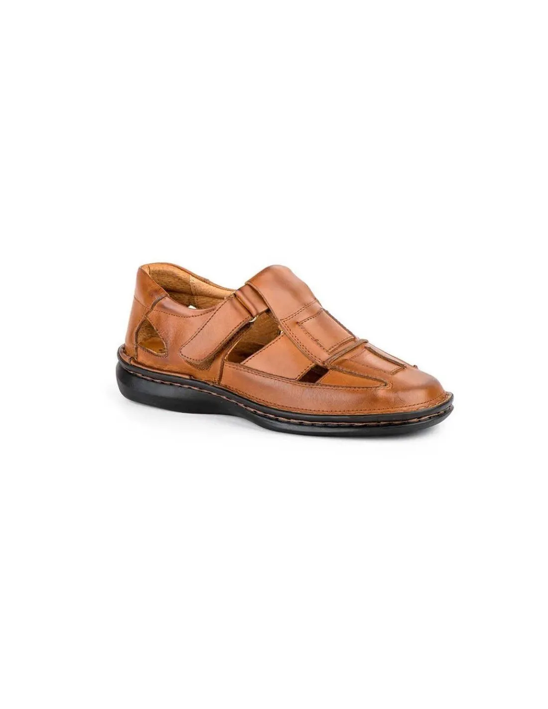 Sandalias hombre piel confort