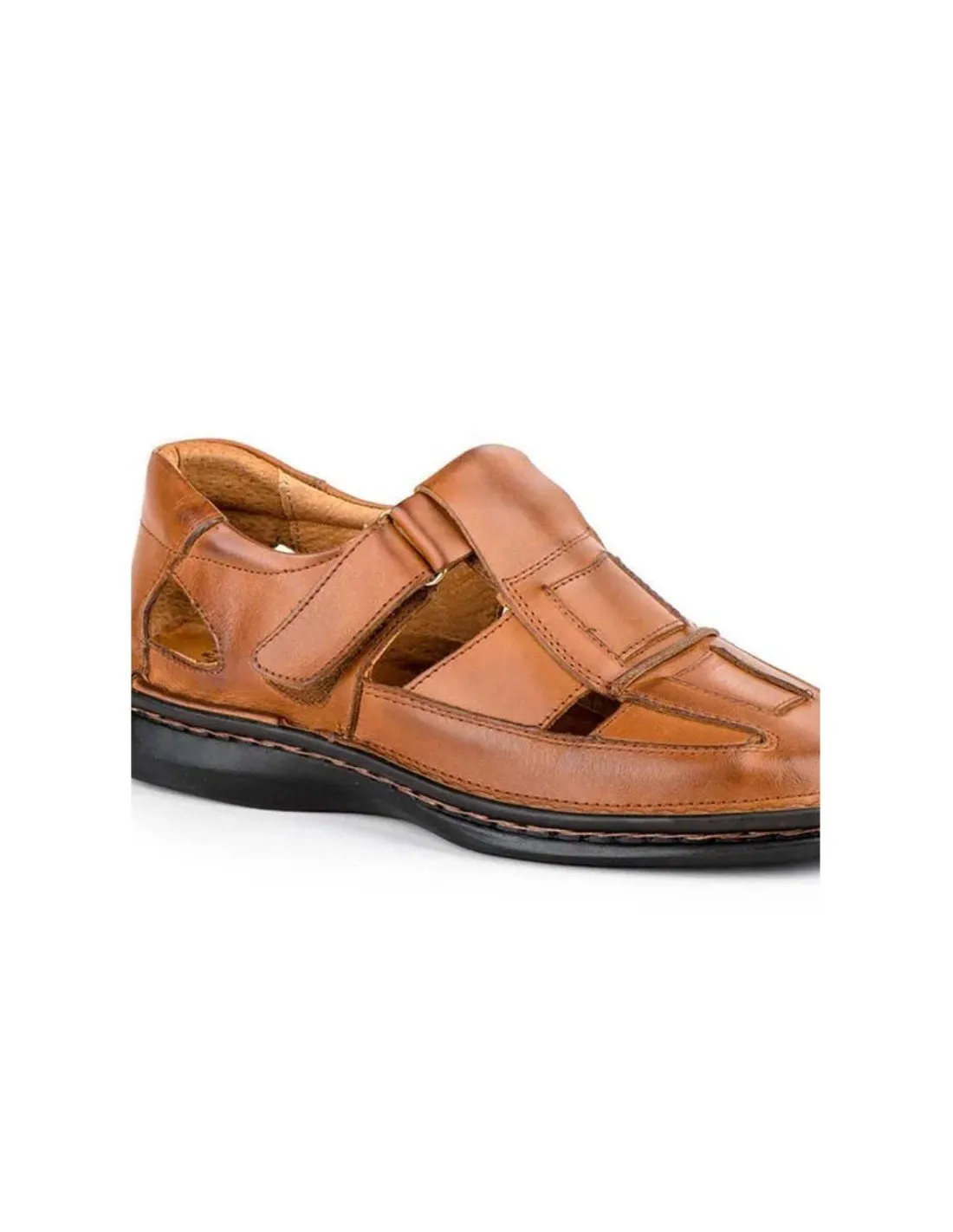 Sandalias hombre piel confort