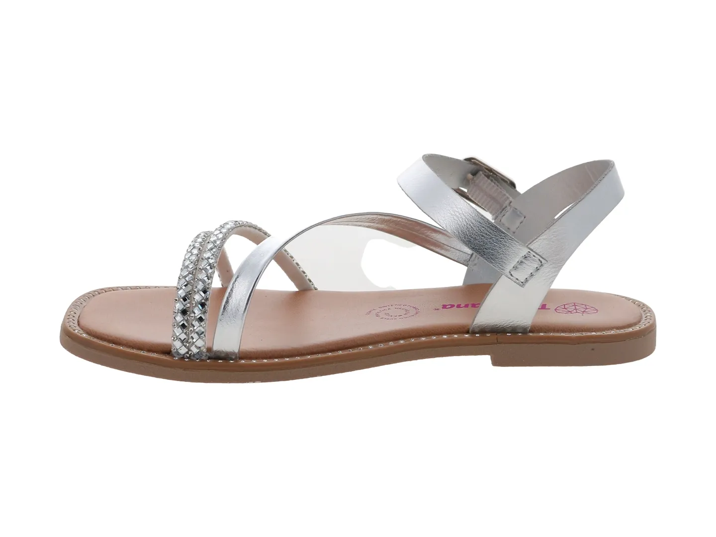 Sandalias Tropicana 390003 Plata Para Niña