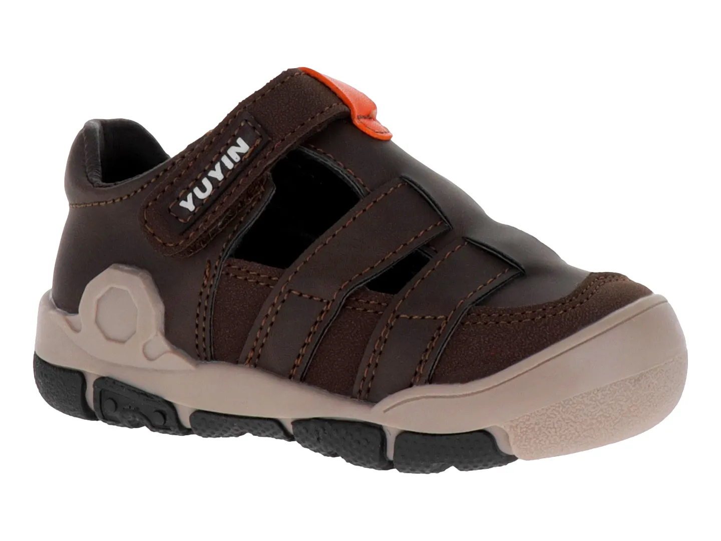 Sandalias Yuyin 23100 Cafe Para Niño