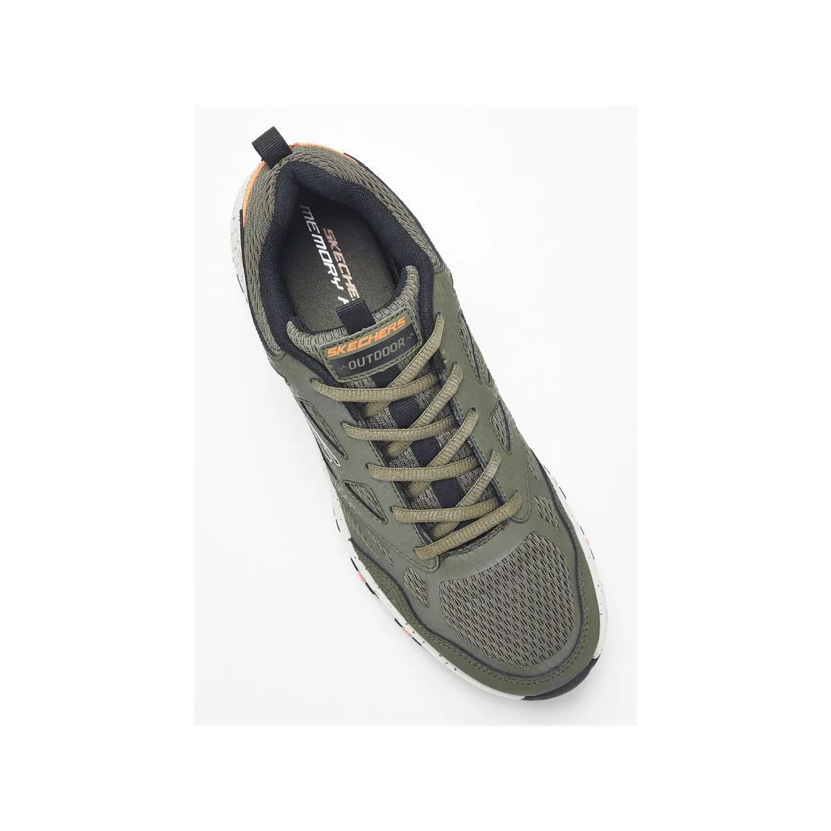 Skechers deportiva trekking hombre verde acolchada 237265