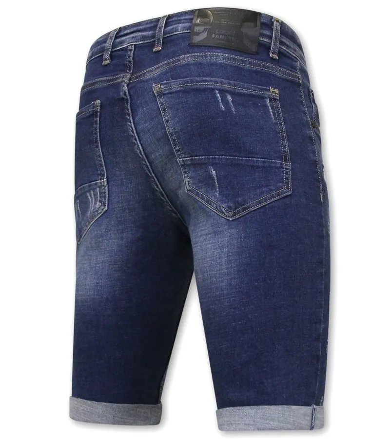 Slim Fit Bermudas Hombre - 1026-SH - Azul