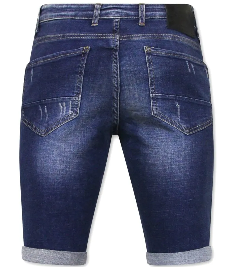 Slim Fit Bermudas Hombre - 1026-SH - Azul