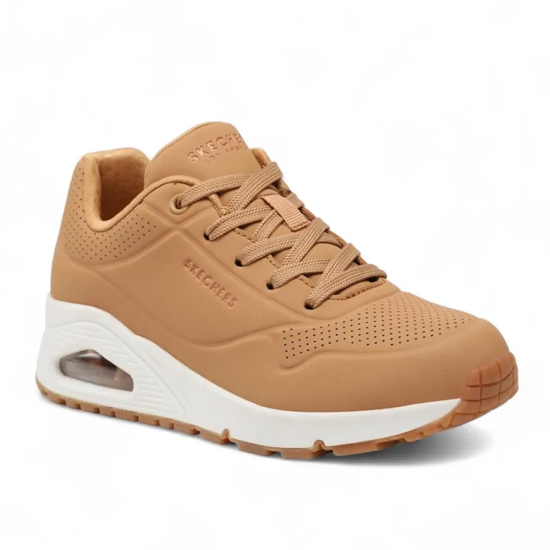 Sneakers Skechers Uno-stand On Air Mujer Cuero