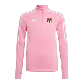 Sudadera adidas Olympique Lyon niño entrenamiento