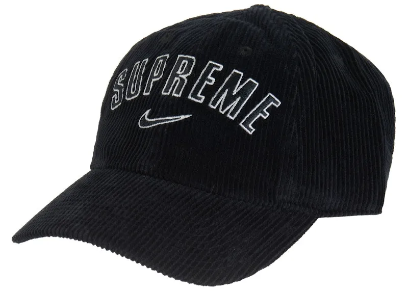 Supreme Nike Arc Corduroy 6-Panel Black