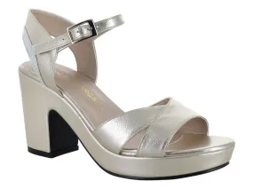 Tacones Catalina Vargas 5908 Plata Para Mujer