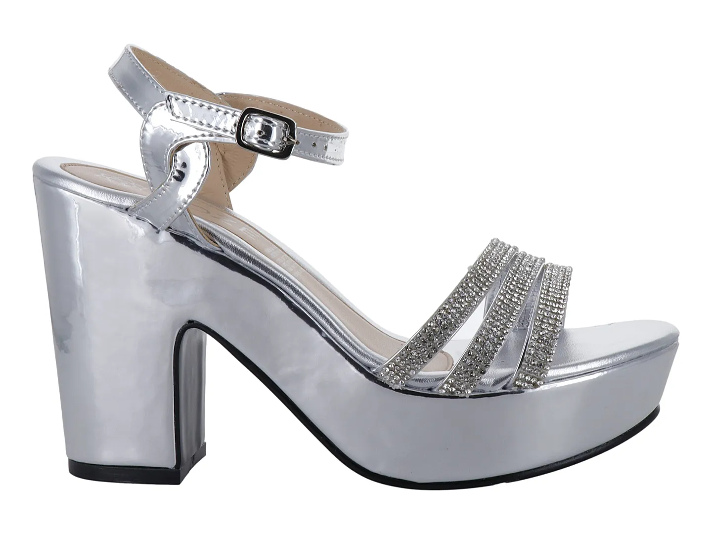 Tacones Roze 3403 Plata Para Mujer