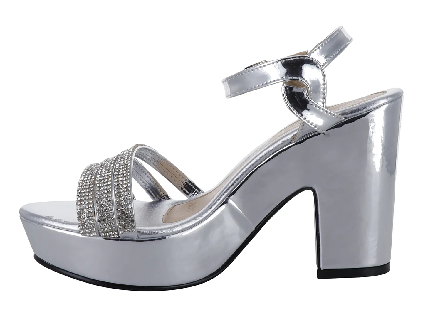 Tacones Roze 3403 Plata Para Mujer