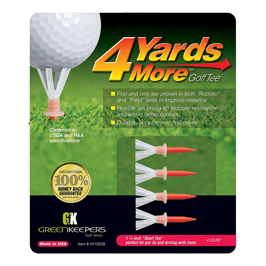 TEE 4 YARDS MORE 13/4INCH TEE