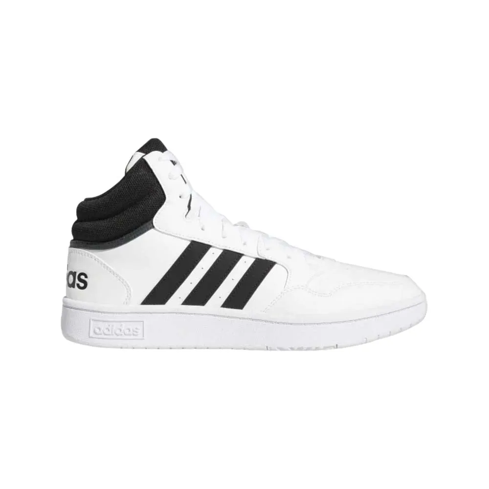 Tenis Adidas Hombre Hoops 3 Mid Gw3019 Blanco