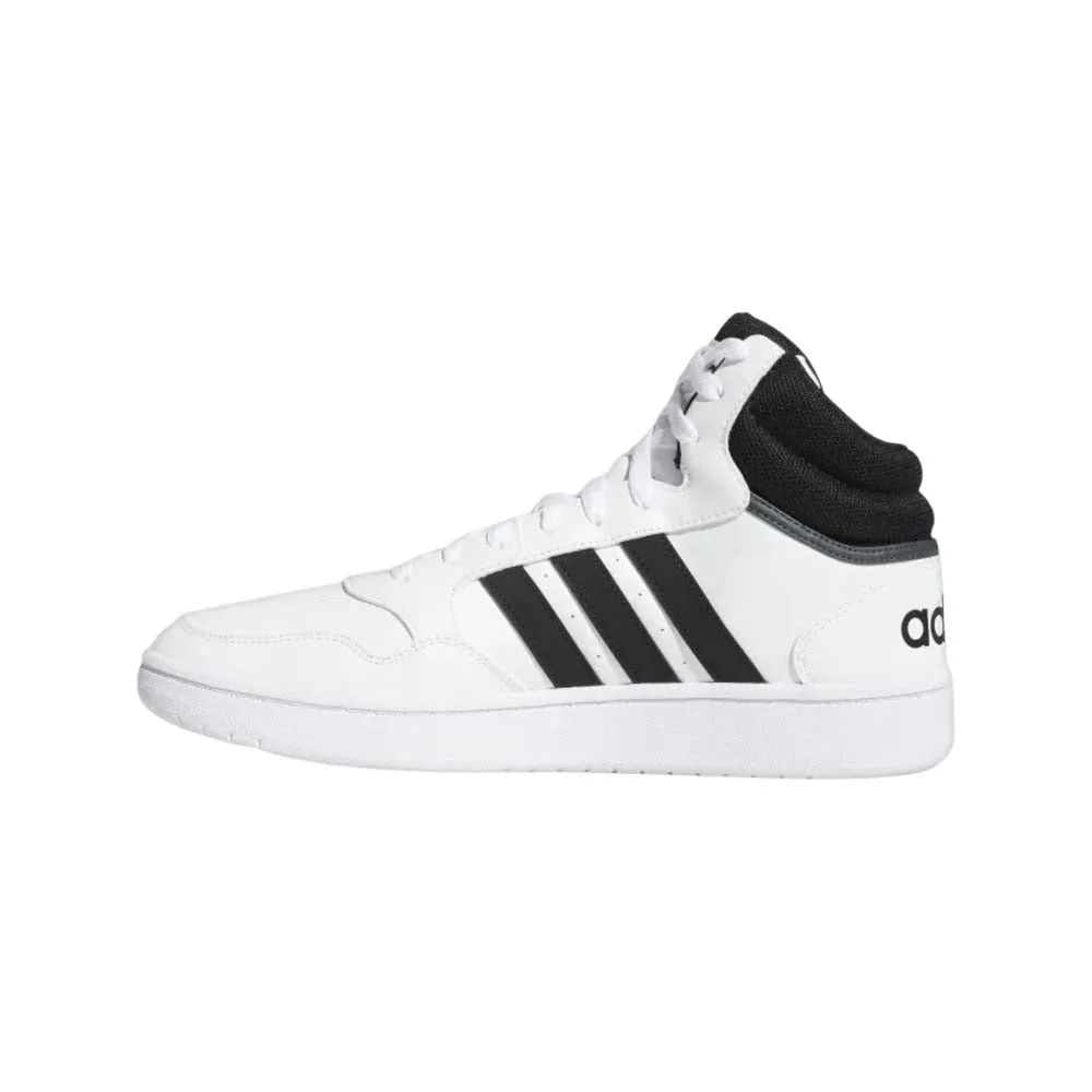 Tenis Adidas Hombre Hoops 3 Mid Gw3019 Blanco