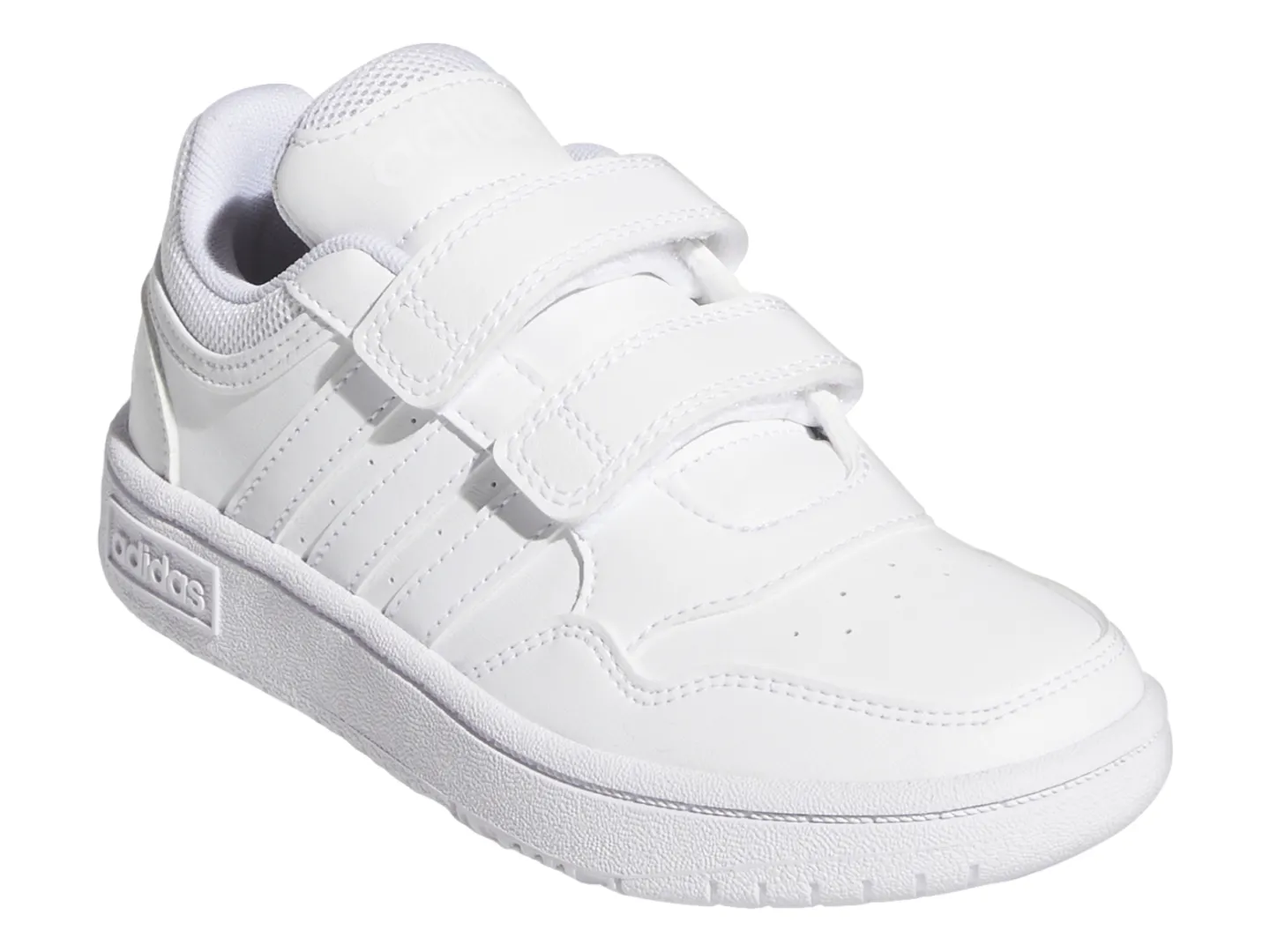 Tenis Adidas Hoops 3.0 Blanco Para Niño