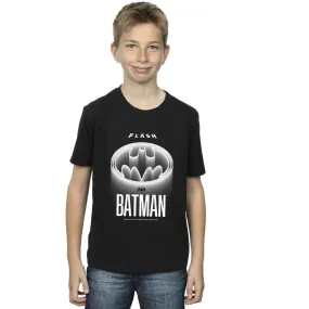 The Flash Batman White Logo