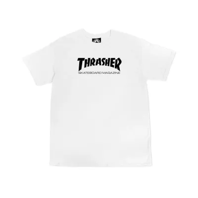 THRASHER REMERA SKATE MAGAZINE BLANCA NIÑO