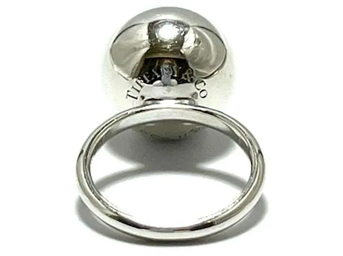 Tiffany & Co Anillo Ball Hardware para Mujer Tiffany, Grande Plata 