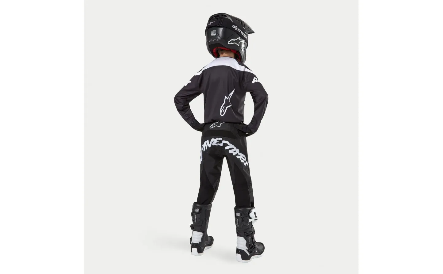 Traje Alpinestars Infantil Racer Hana Blanco Negro