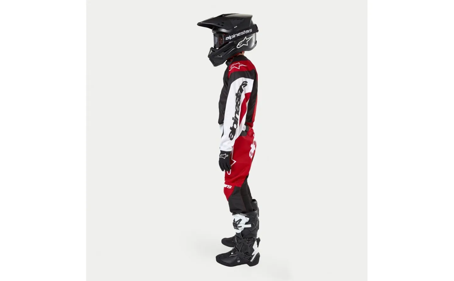 Traje Alpinestars Infantil Racer Ocuri Rojo Blanco Negro