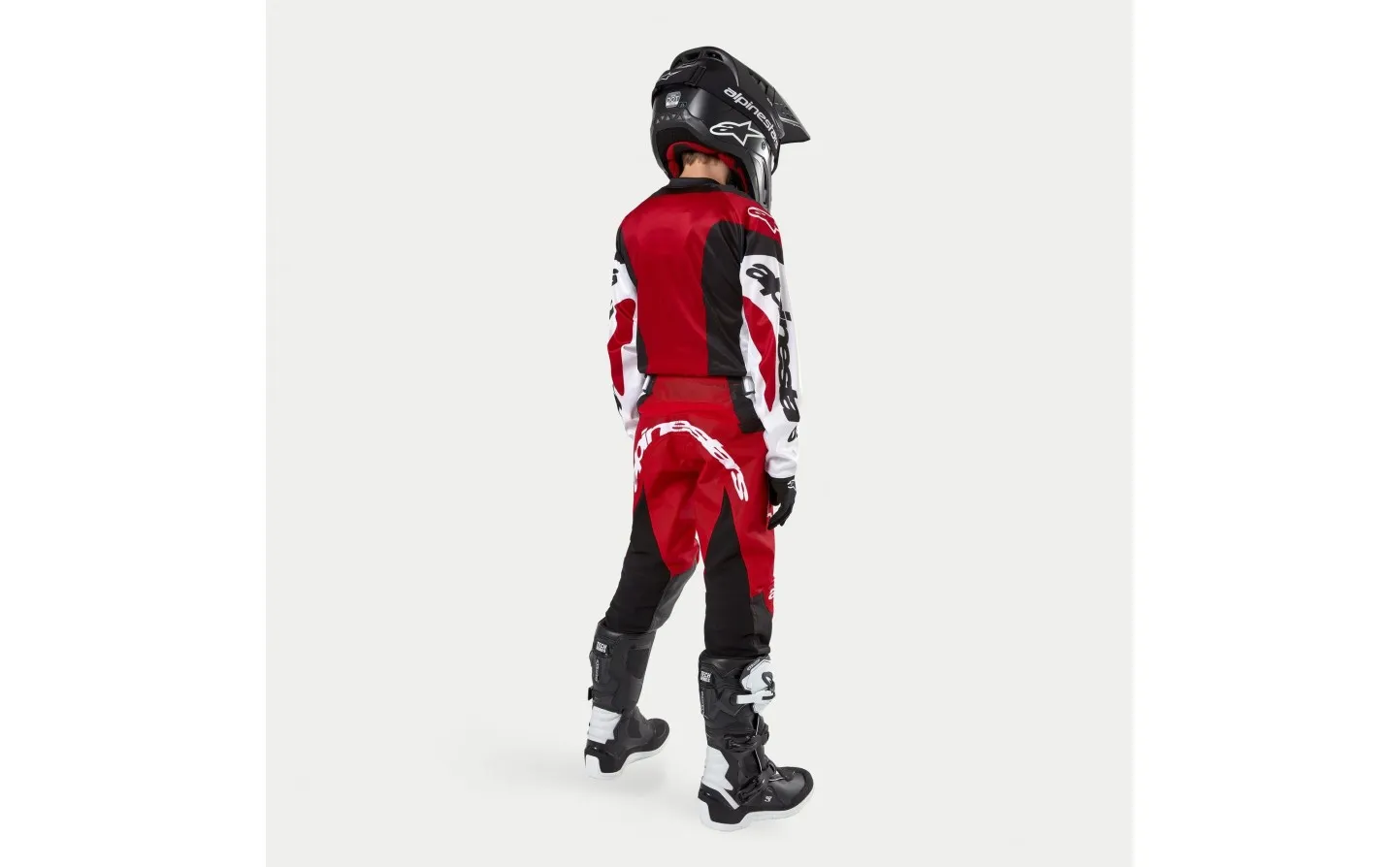 Traje Alpinestars Infantil Racer Ocuri Rojo Blanco Negro