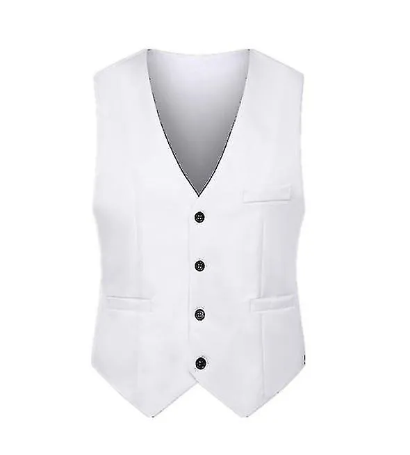 Traje de cuello en V para hombre Slim Four Seasons