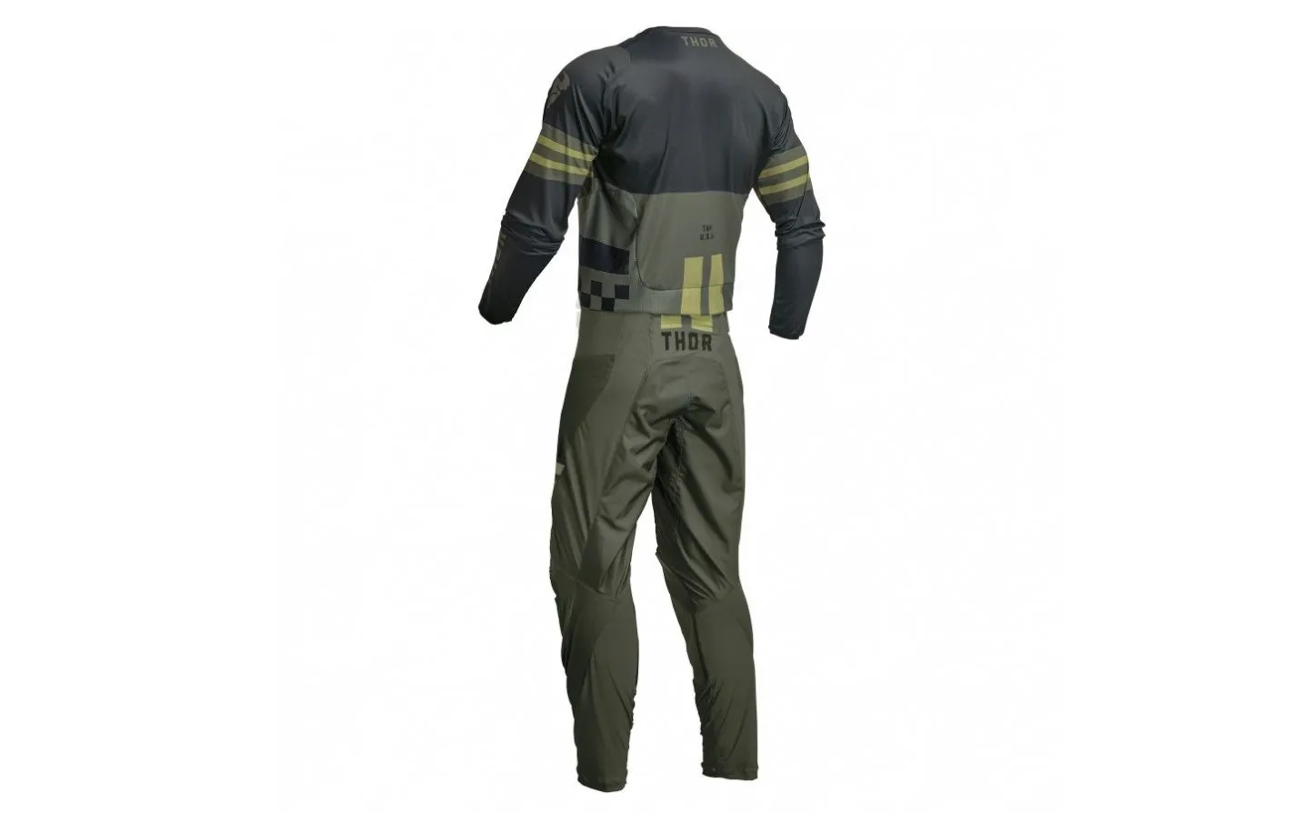 Traje Thor Infantil Pulse Combat Verde Militar Negro