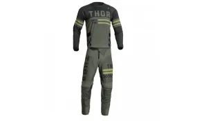 Traje Thor Infantil Pulse Combat Verde Militar Negro