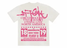 Travis Scott Utopia Is In Brooklyn Tee White