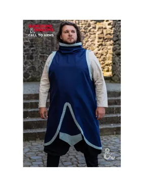 Túnica medieval de Clérigo, azul