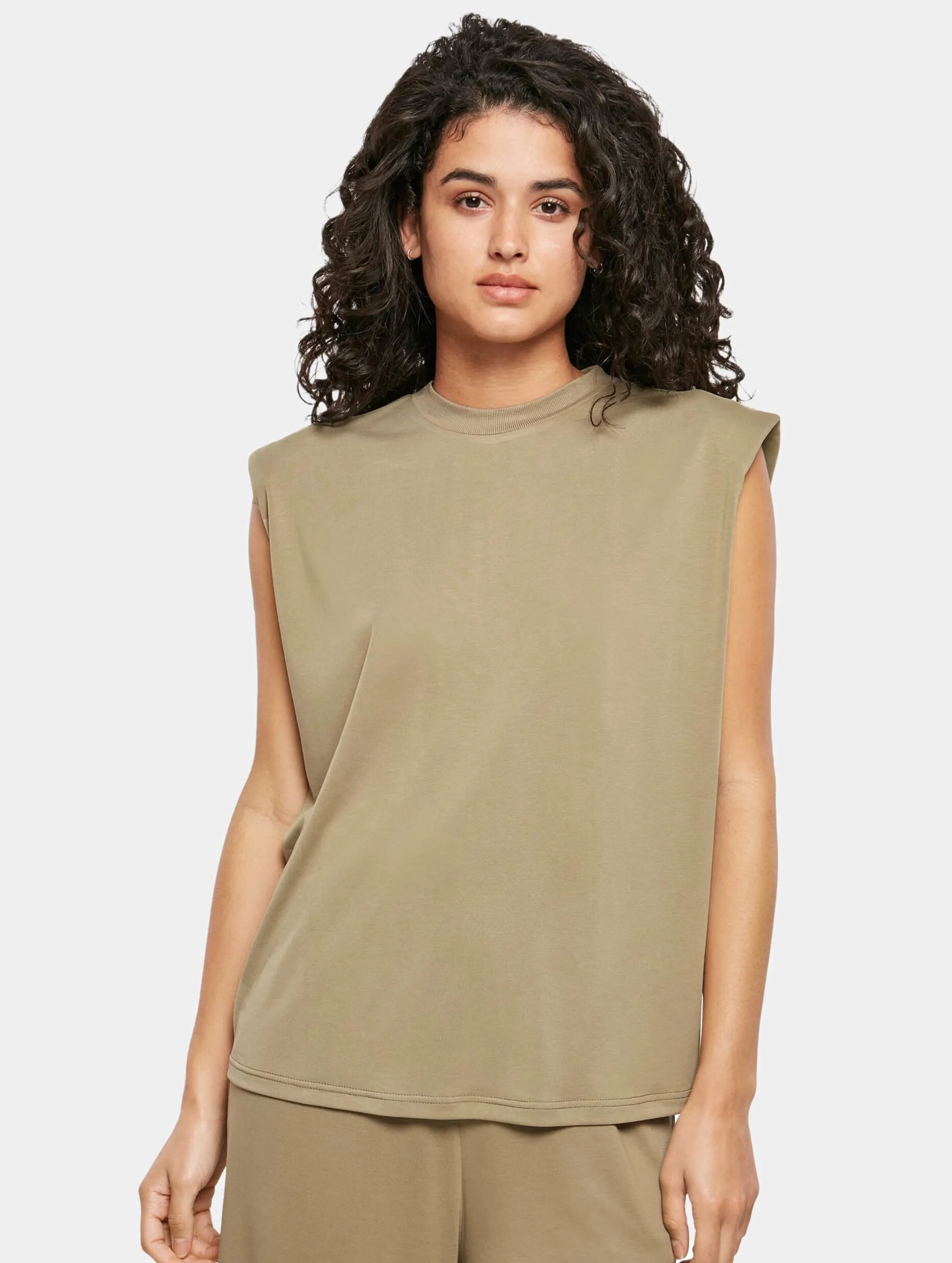 Urban Classics Ladies Modal Padded Shoulder