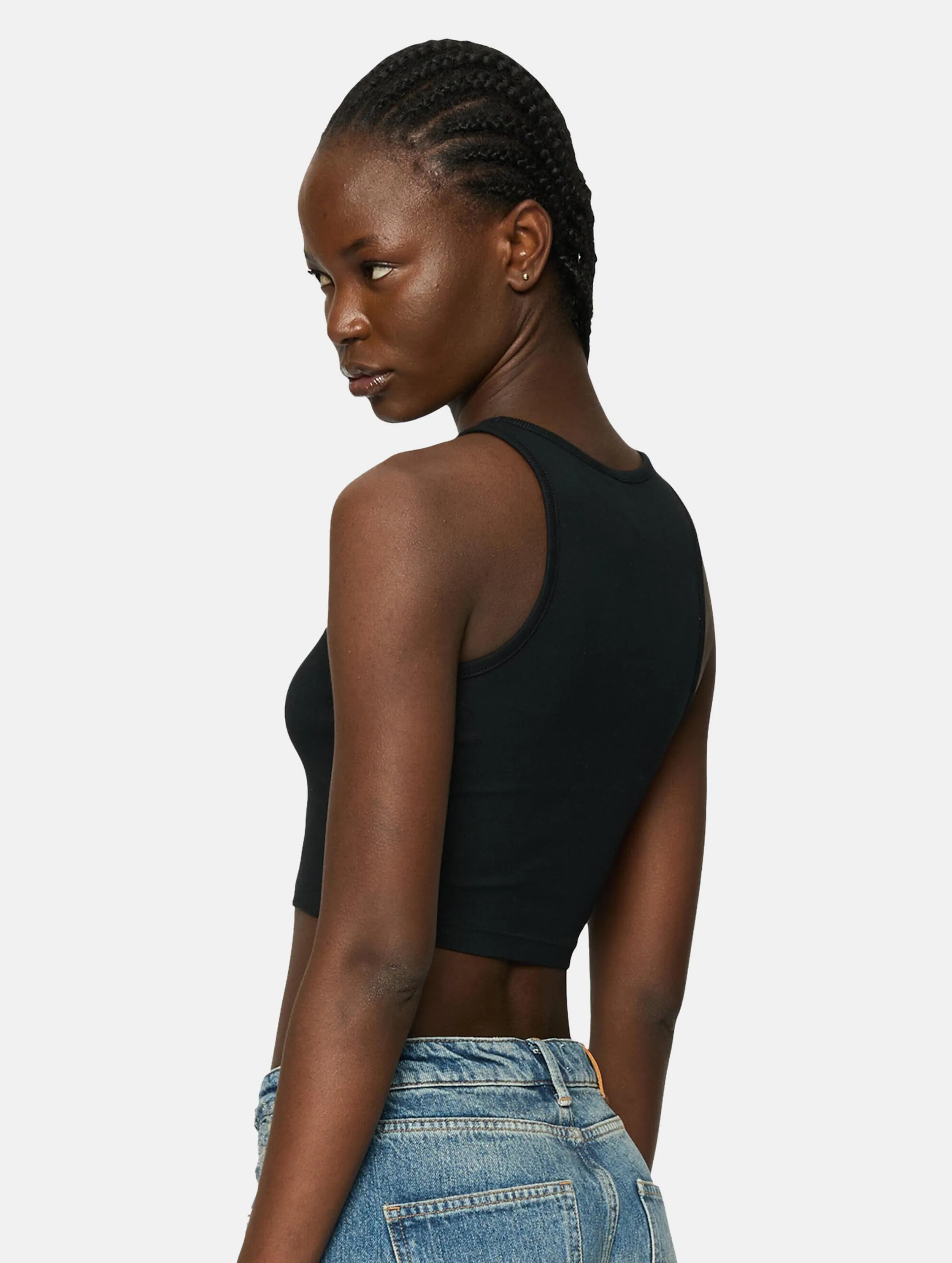 Urban Classics Ladies Organic Cropped Rib