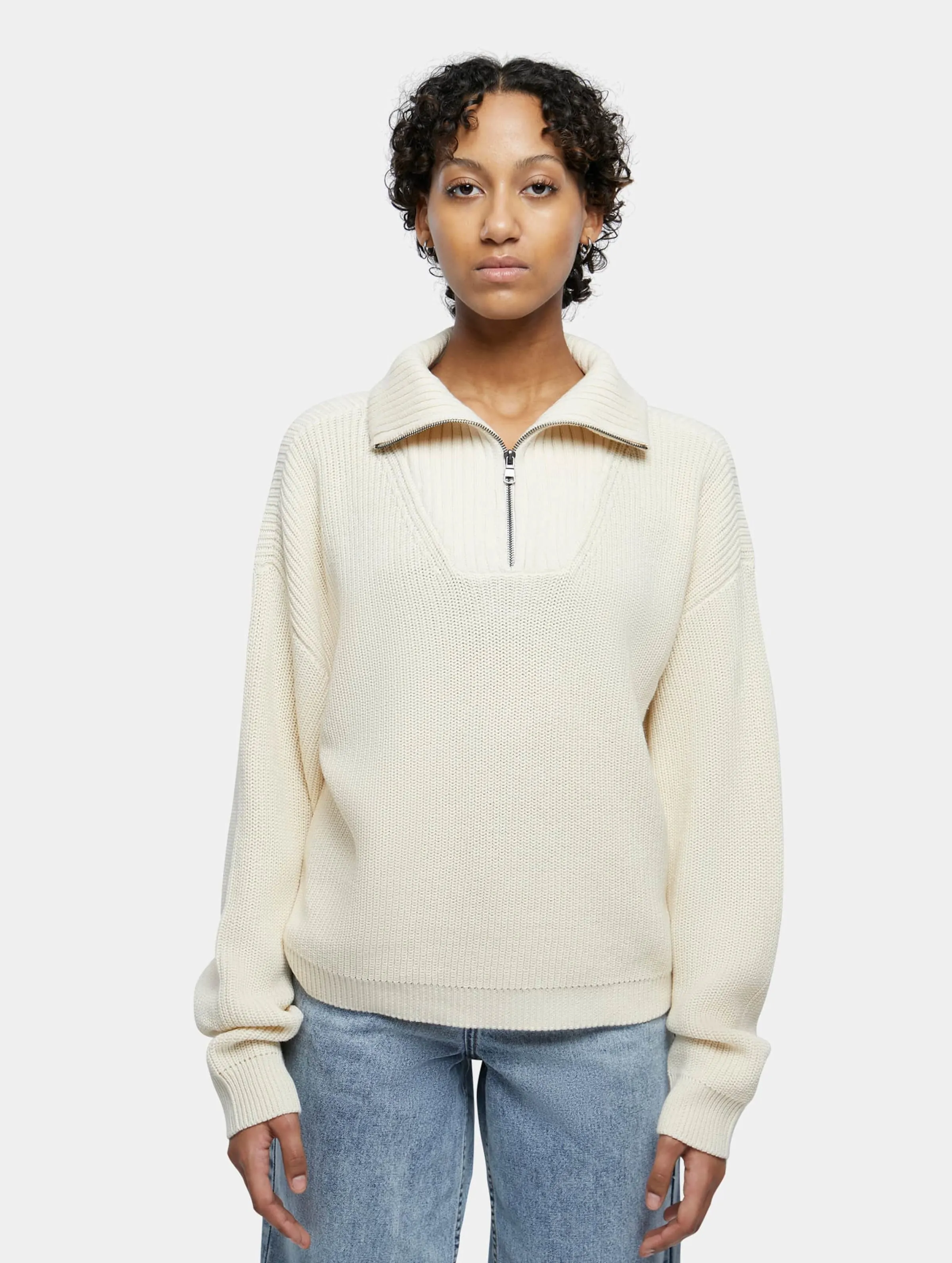 Urban Classics Ladies Oversized Knit Troyer