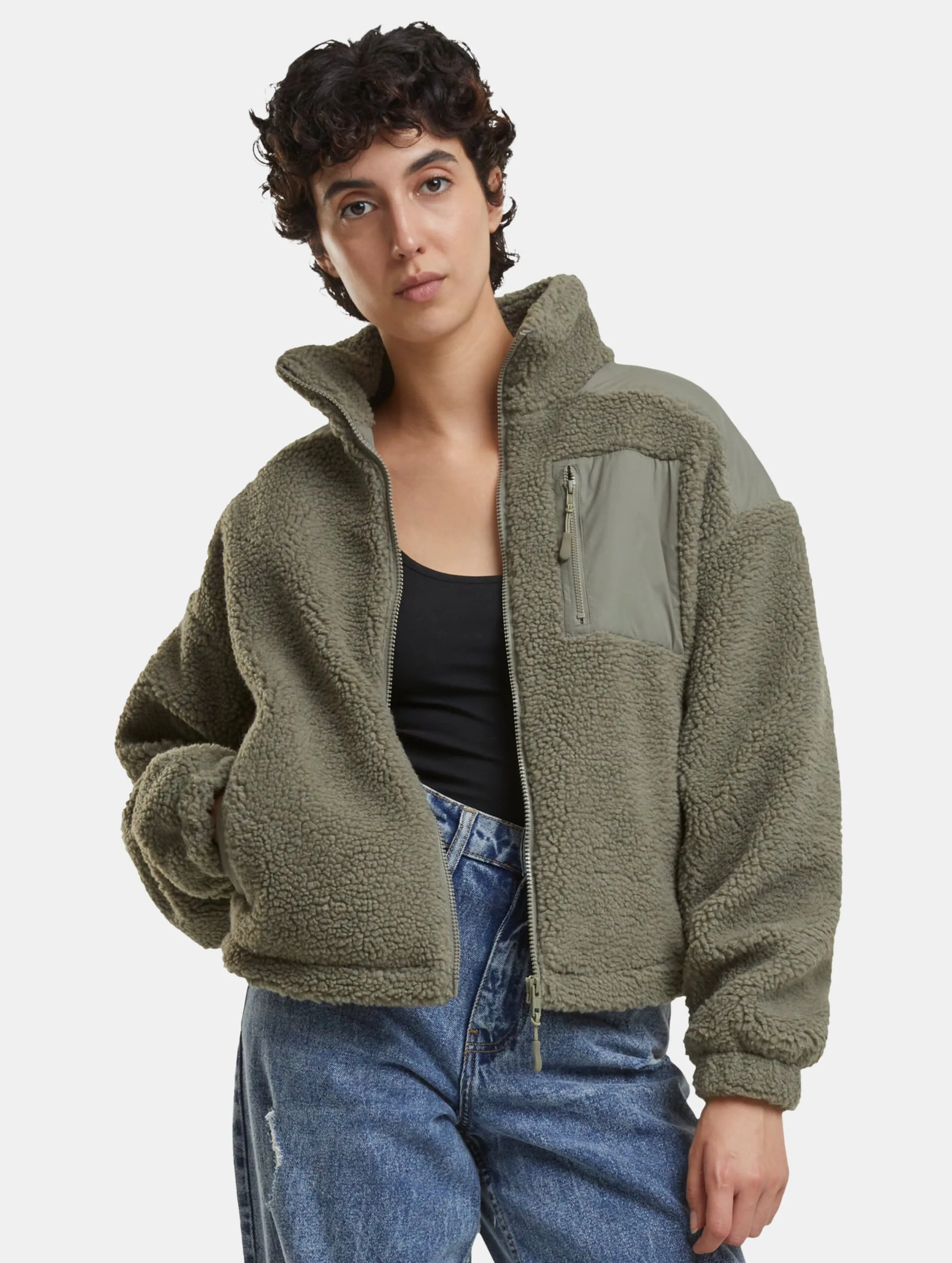 Urban Classics Ladies Sherpa Mix