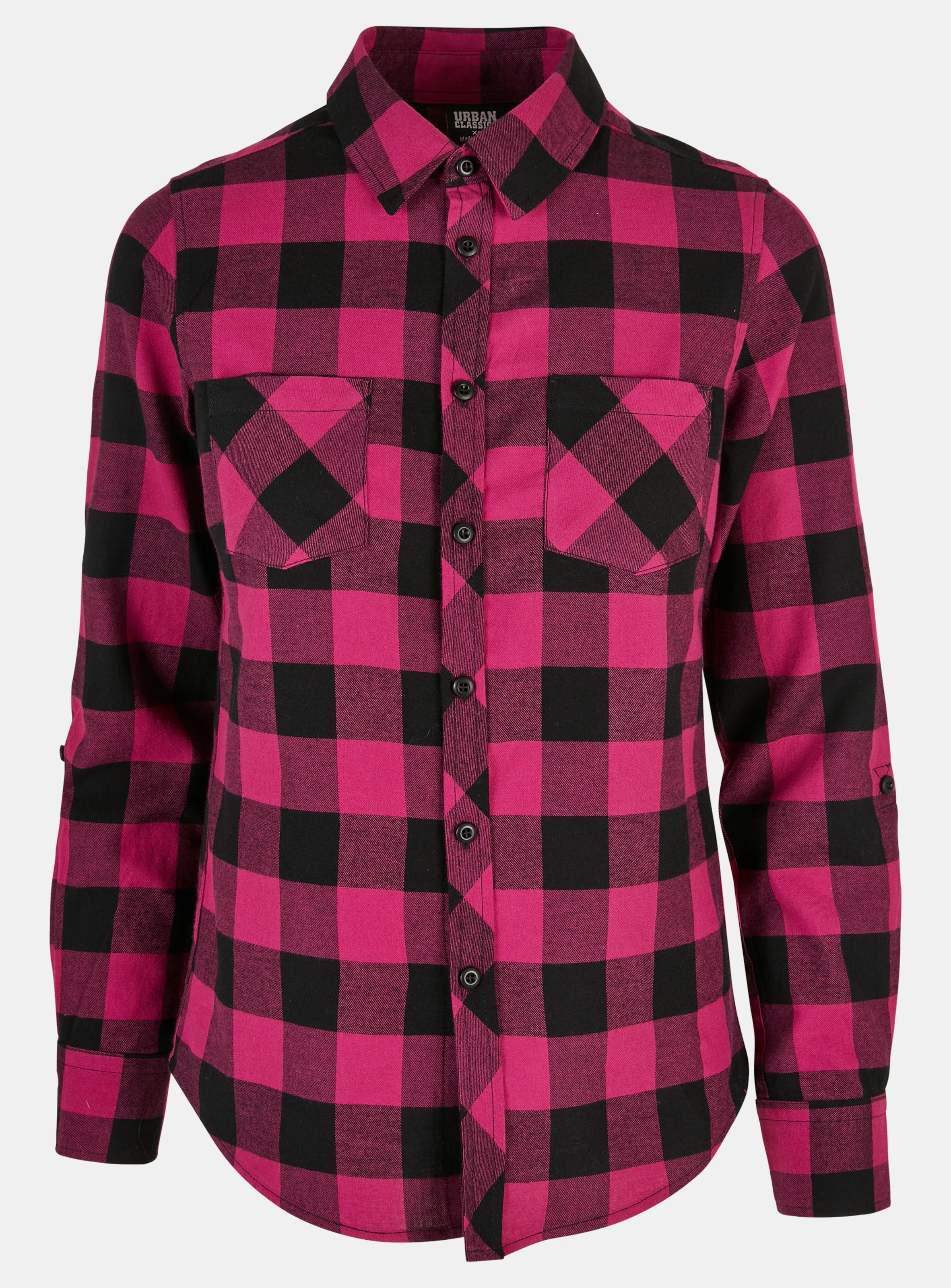 Urban Classics Ladies Turnup Checked Flanell