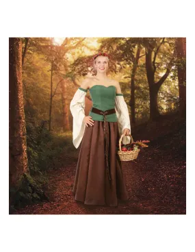 Vestido medieval Mujer del Bosque