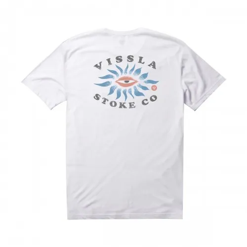 Vissla Inner Stoke Heather Tee White