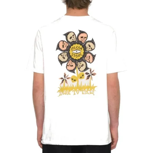 Volcom Flower Budz Fty Tee Off White