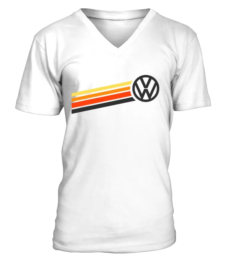 Yamaha-Stroke Retro Tribute YL Camiseta cuello en V Unisex