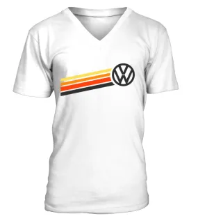 Yamaha-Stroke Retro Tribute YL Camiseta cuello en V Unisex