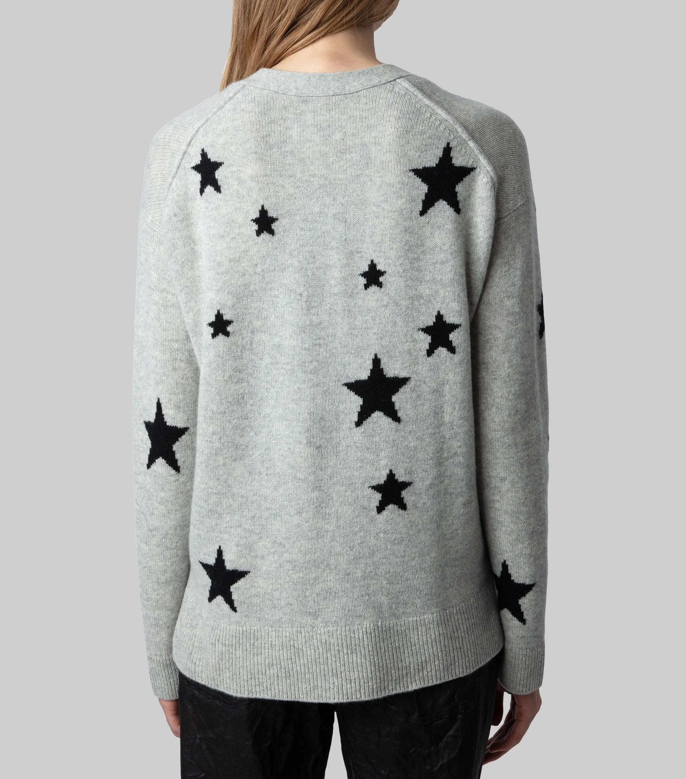 Zadig & Voltaire Cárdigan de cuello V con estrellas Mujer