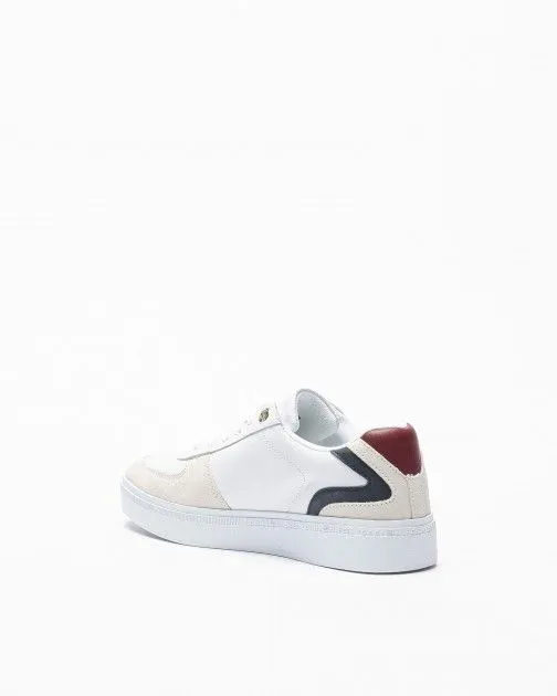 Zapatillas blancas Tommy Hilfiger LEATHER COURT SNEAKER Blanco