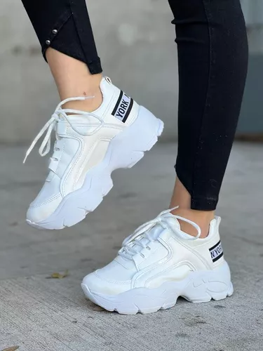 Zapatillas De Mujer Plataforma Urbanas