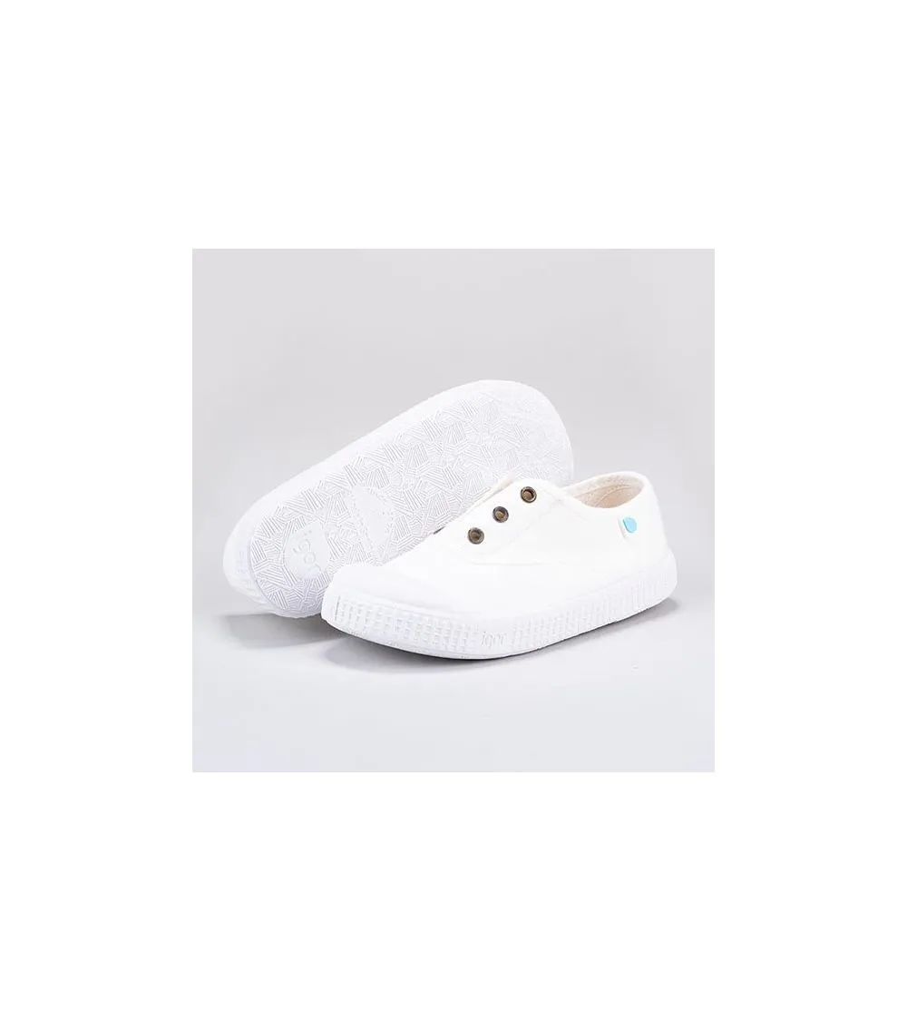 ZAPATILLAS LONA BLANCO IGOR BERRI ELÁSTICO