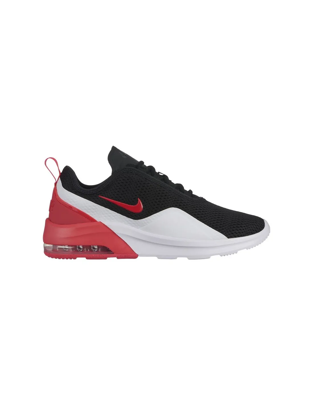 Zapatillas Nike Air Motion 2 Negro Blanco Rojo Hombre