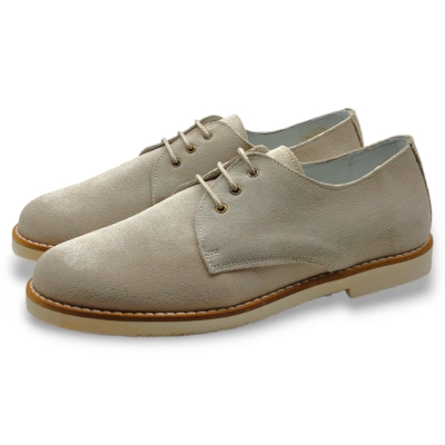 Zapato comunion niño guxs ante beige