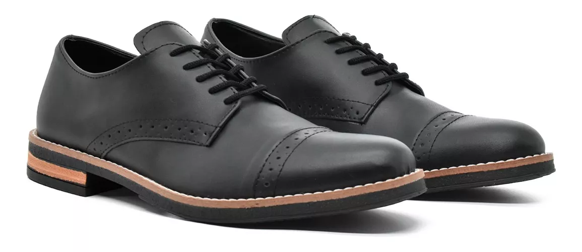 Zapato Vestir Urbano Hombre Cosido Serafinne 101