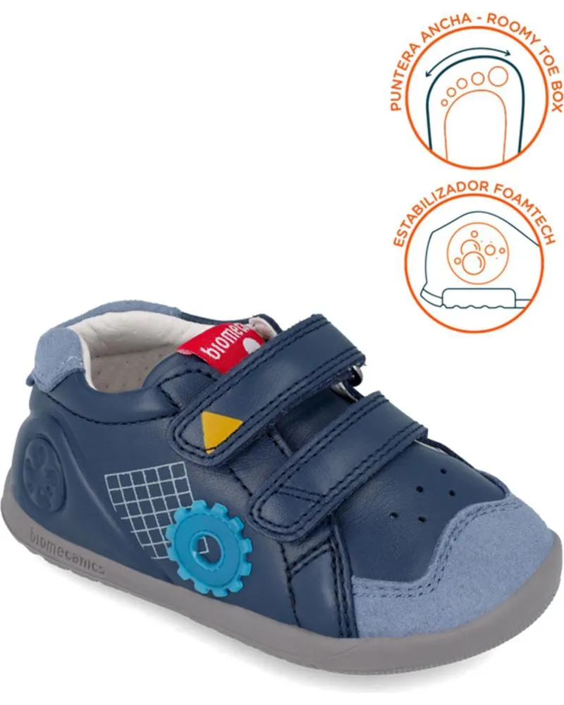 Zapatos BIOMECANICS  de Niño DEPORTIVA PARA CHICO 241161 RESPETUOSA  OCEAN