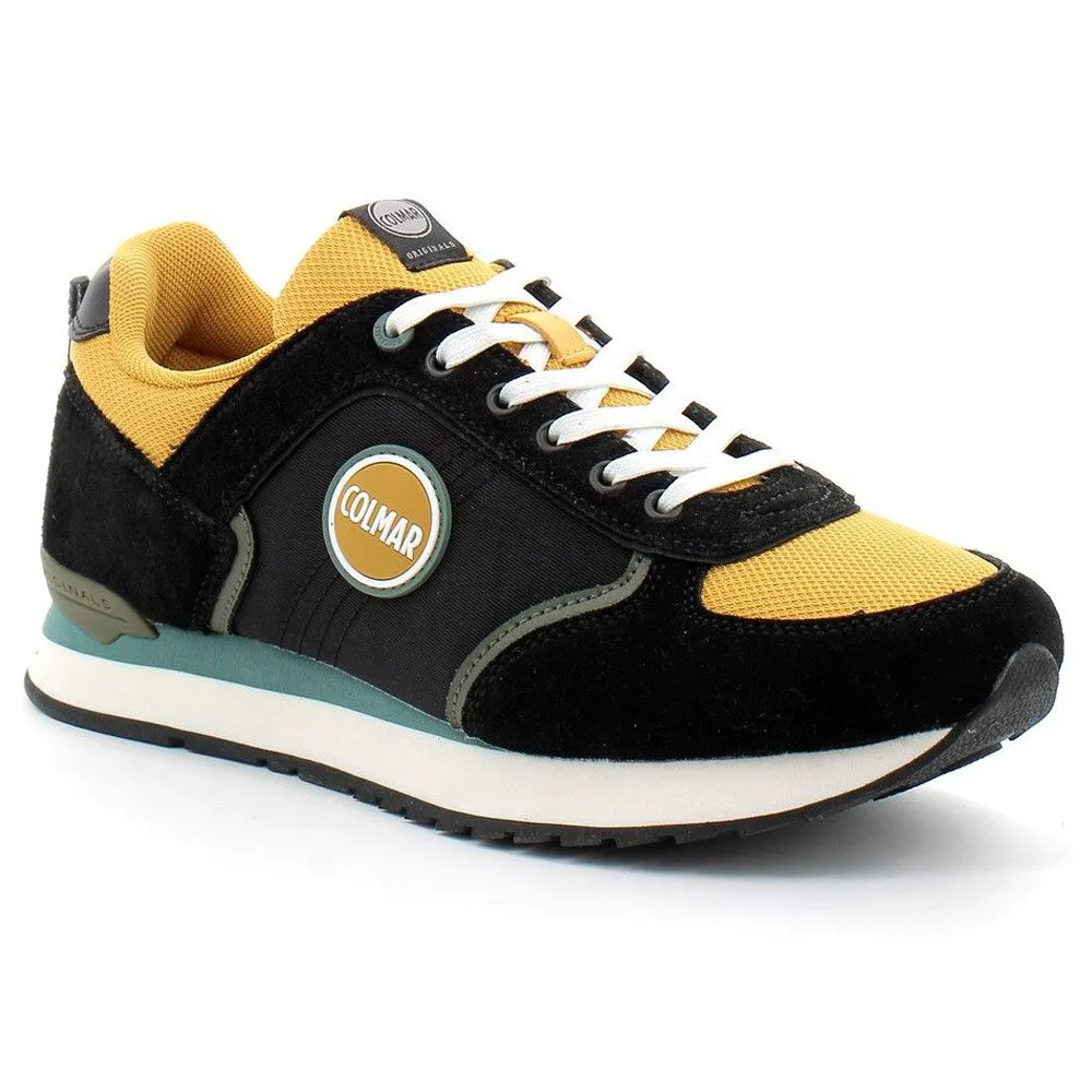 Zapatos Colmar Travis Block Black Ochre Sage Green