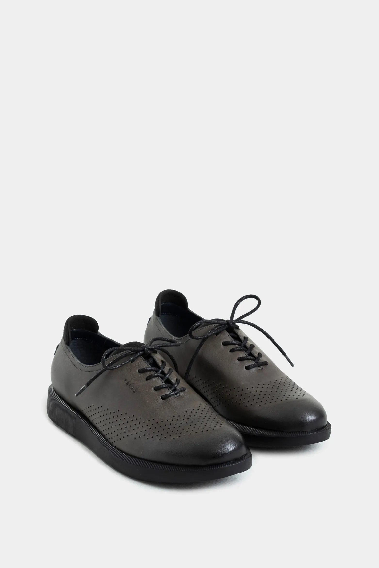 Zapatos de cordón sirah 3 de cuero liso para hombre ultra liviano